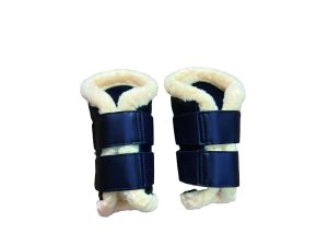 Carlson Saddlery protective horse boots for dressage Shock-absorbent horse jumping boots Wholesale bell boots for horse training Custom horse leg