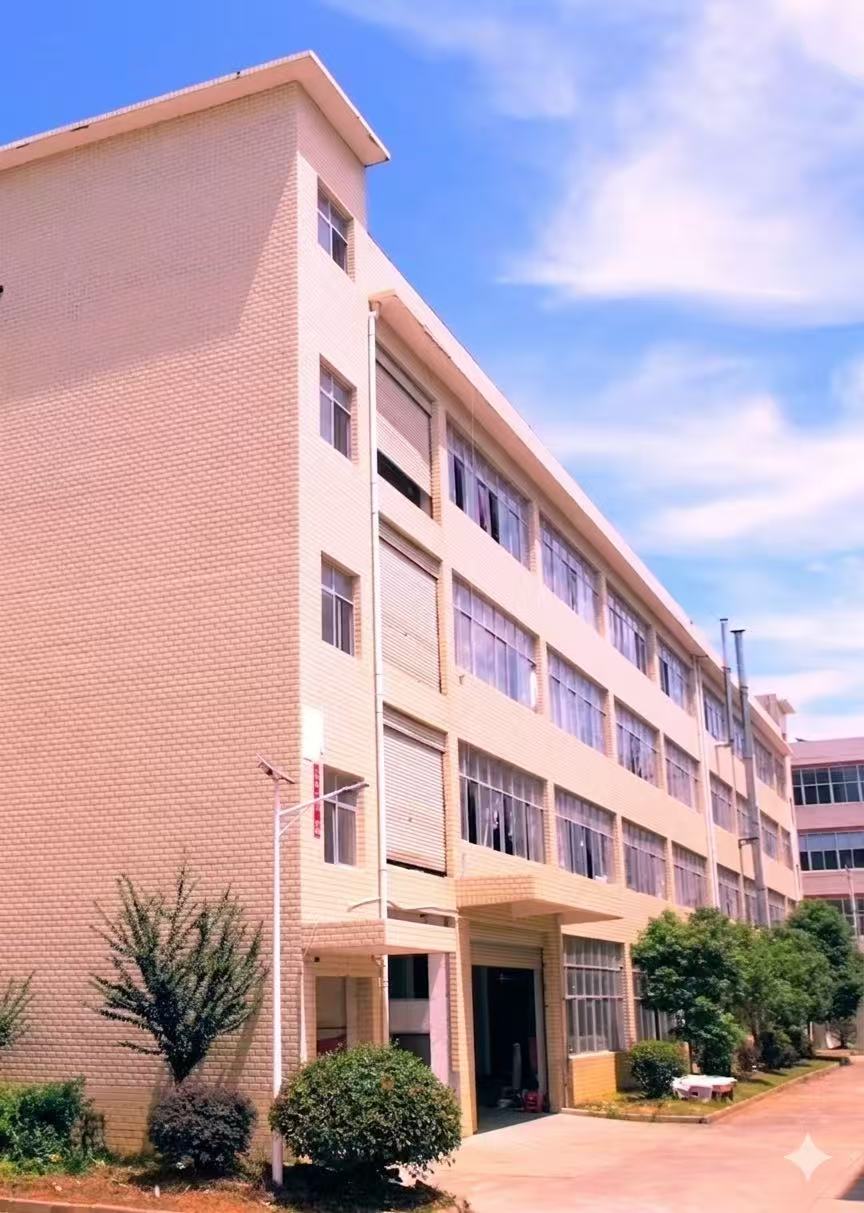 Carlson Saddlery factory exterior in Ruijin Jiangxi China horse tack manufacturer since 1994