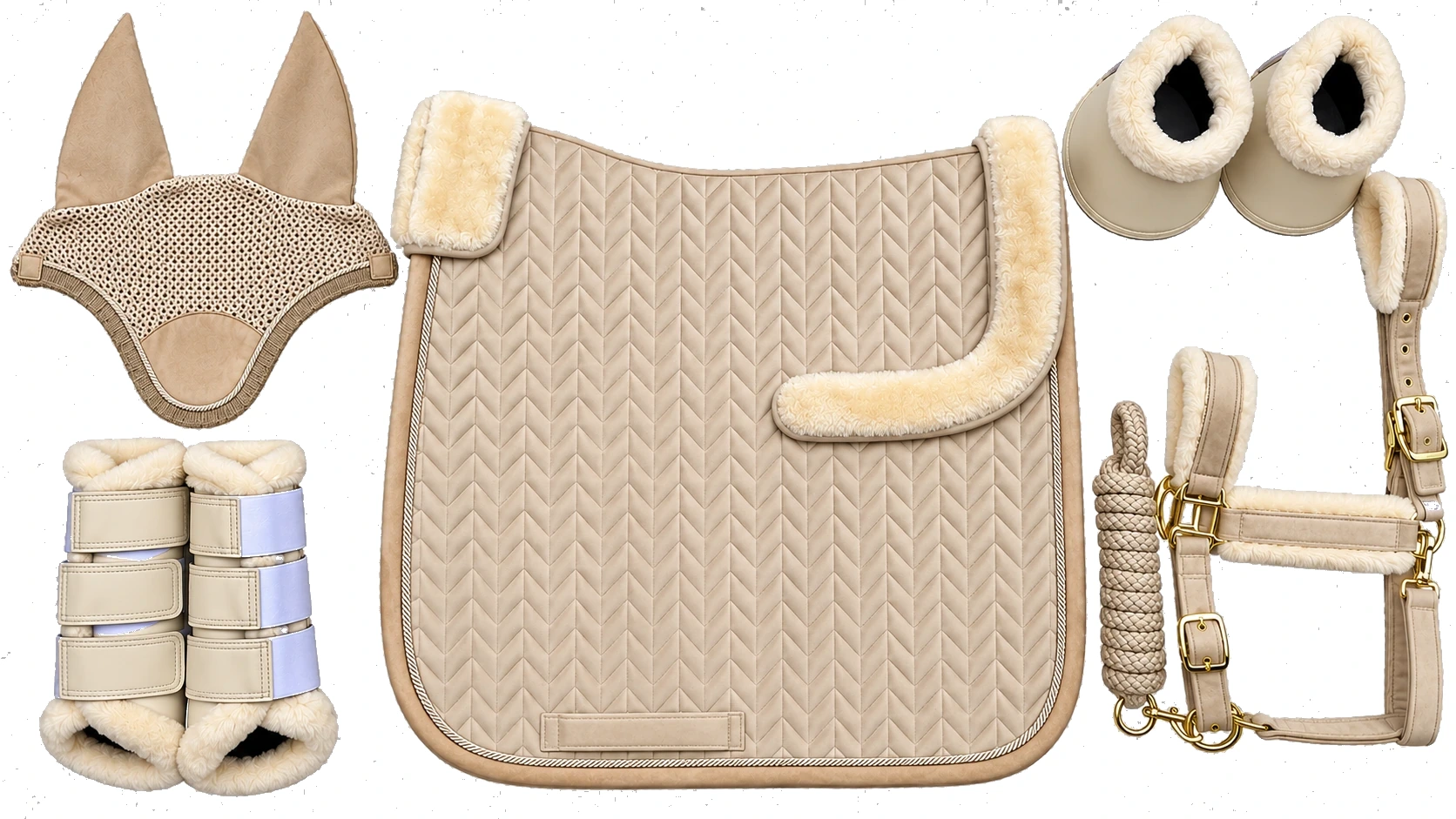 Wholesale equestrian supplies and coordinated horse tack product samples