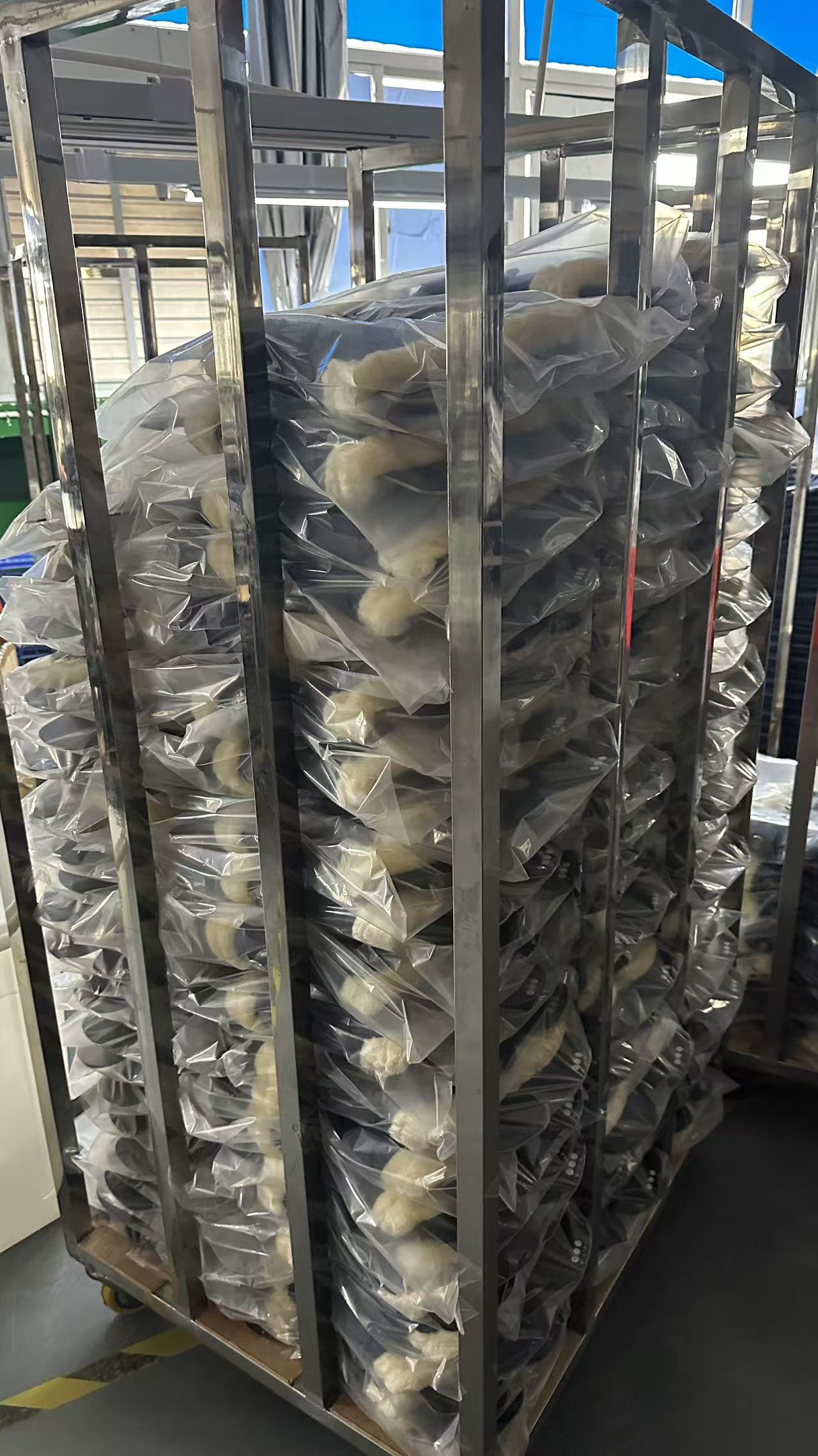 Custom saddle pad bulk order individually packed after production